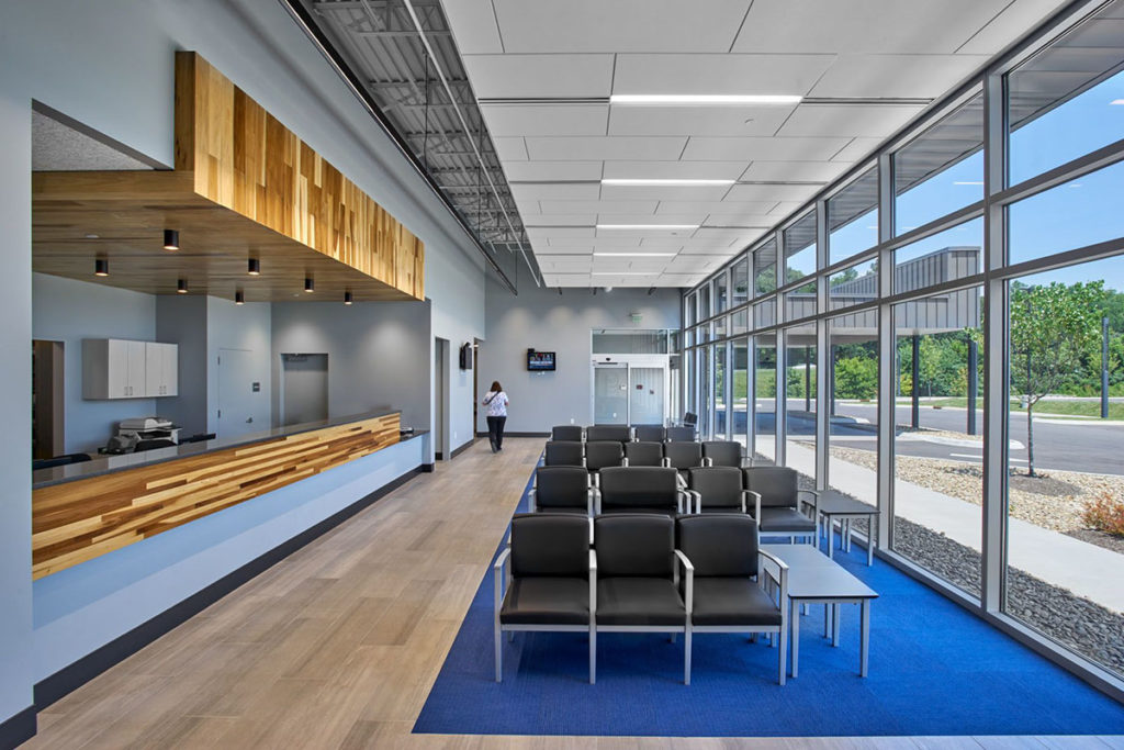 Waiting room at Eye Surgery Center of Lenoir City